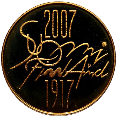 Suomi, 100 euroa 2007-2008 - back