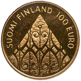 Suomi, 100 euroa 2009 - back