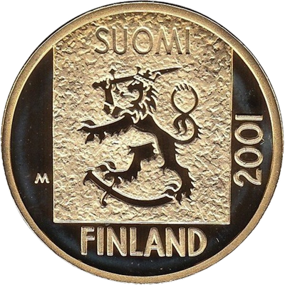 Suomi, 1 markka 2001
